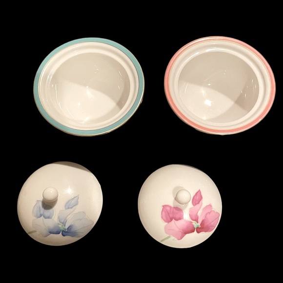 TG Pair of Koransha Japanese bowls with lids - Picture 3 of 7